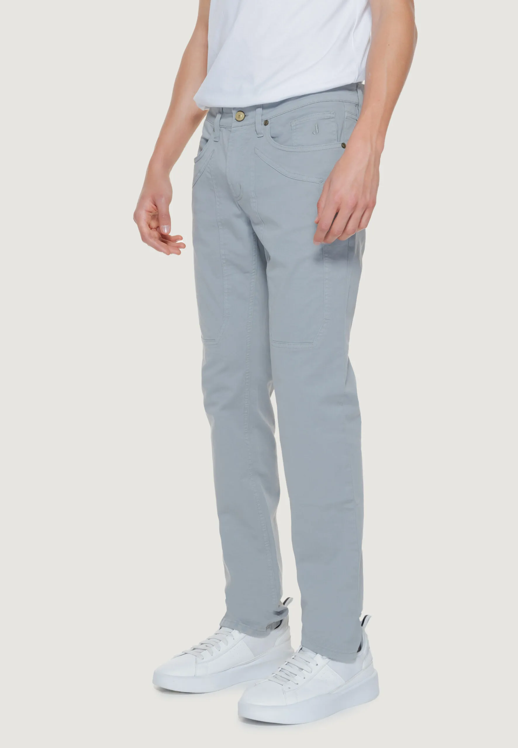 Pantaloni slim Jeckerson JOHN 5 Grigio