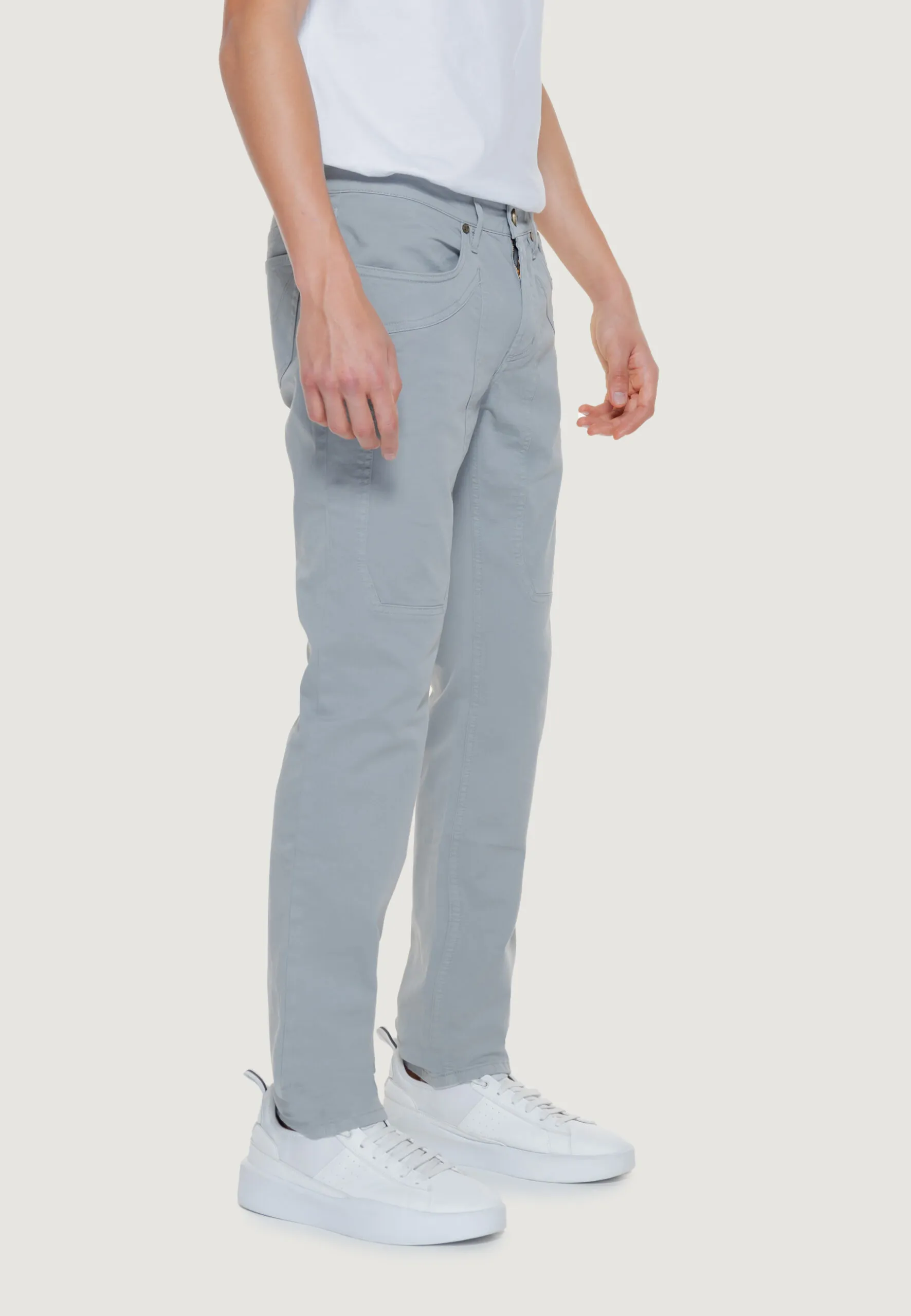 Pantaloni slim Jeckerson JOHN 5 Grigio