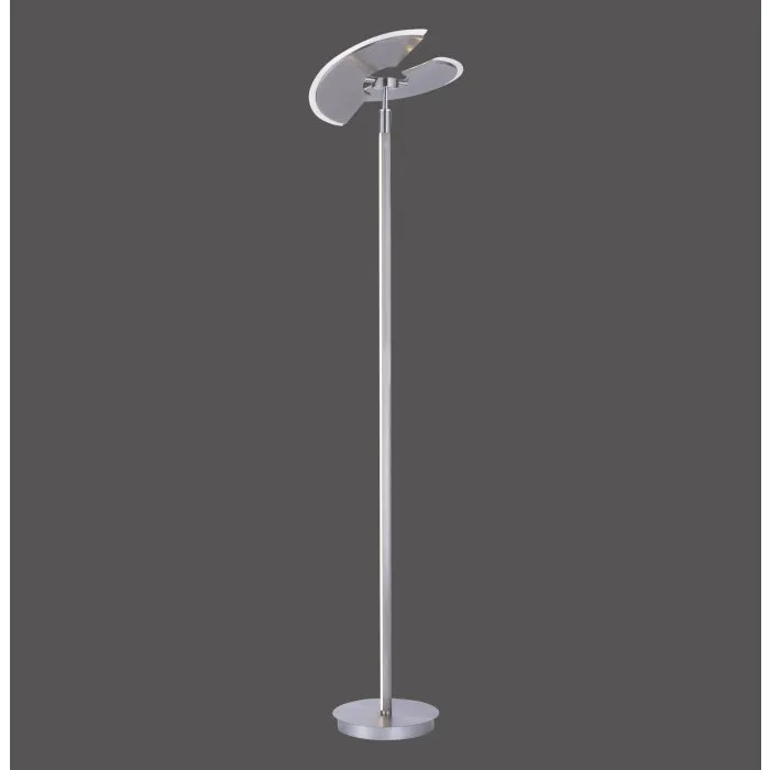 Paul Neuhaus PURE-MUTIL Piantana LED Acciaio satinato, 2-Luci