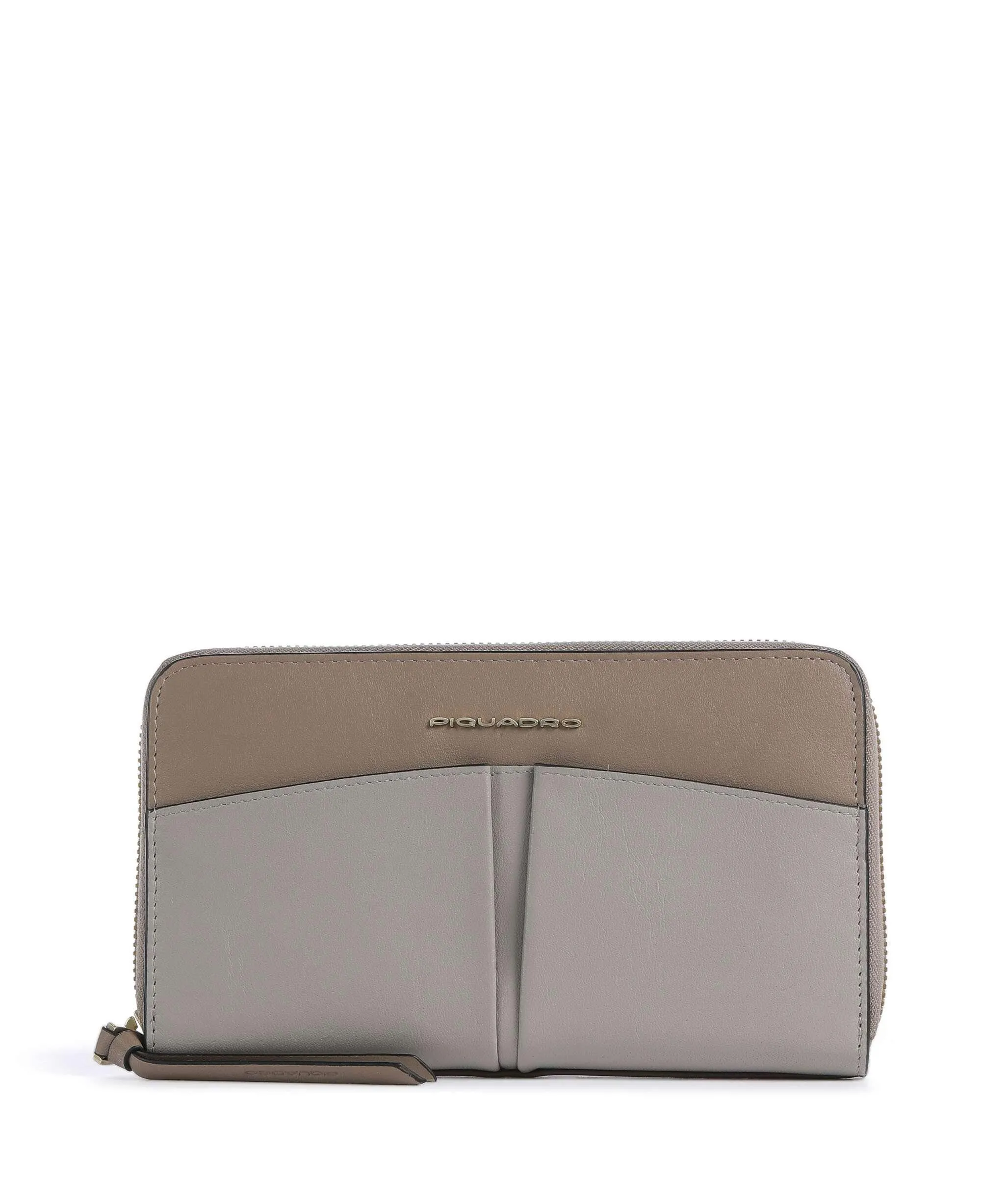  Piquadro Ashley RFID Portafoglio pelle di vacchetta finemente grana beige  