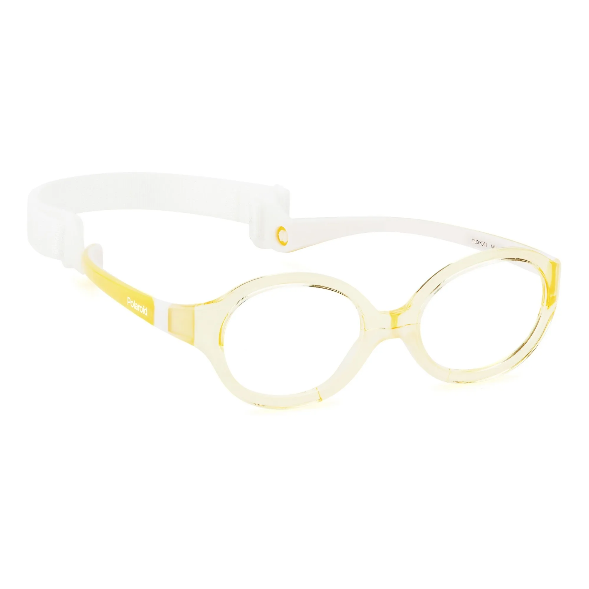   Polaroid Kids PLD K001 - AXJ Bianco Giallo | Occhiale Da Vista Bambino 