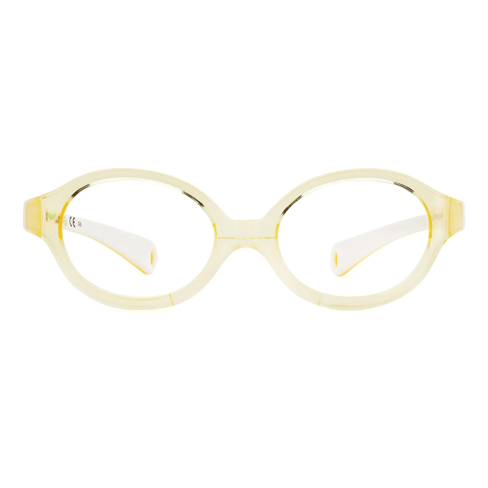   Polaroid Kids PLD K001 - AXJ Bianco Giallo | Occhiale Da Vista Bambino 