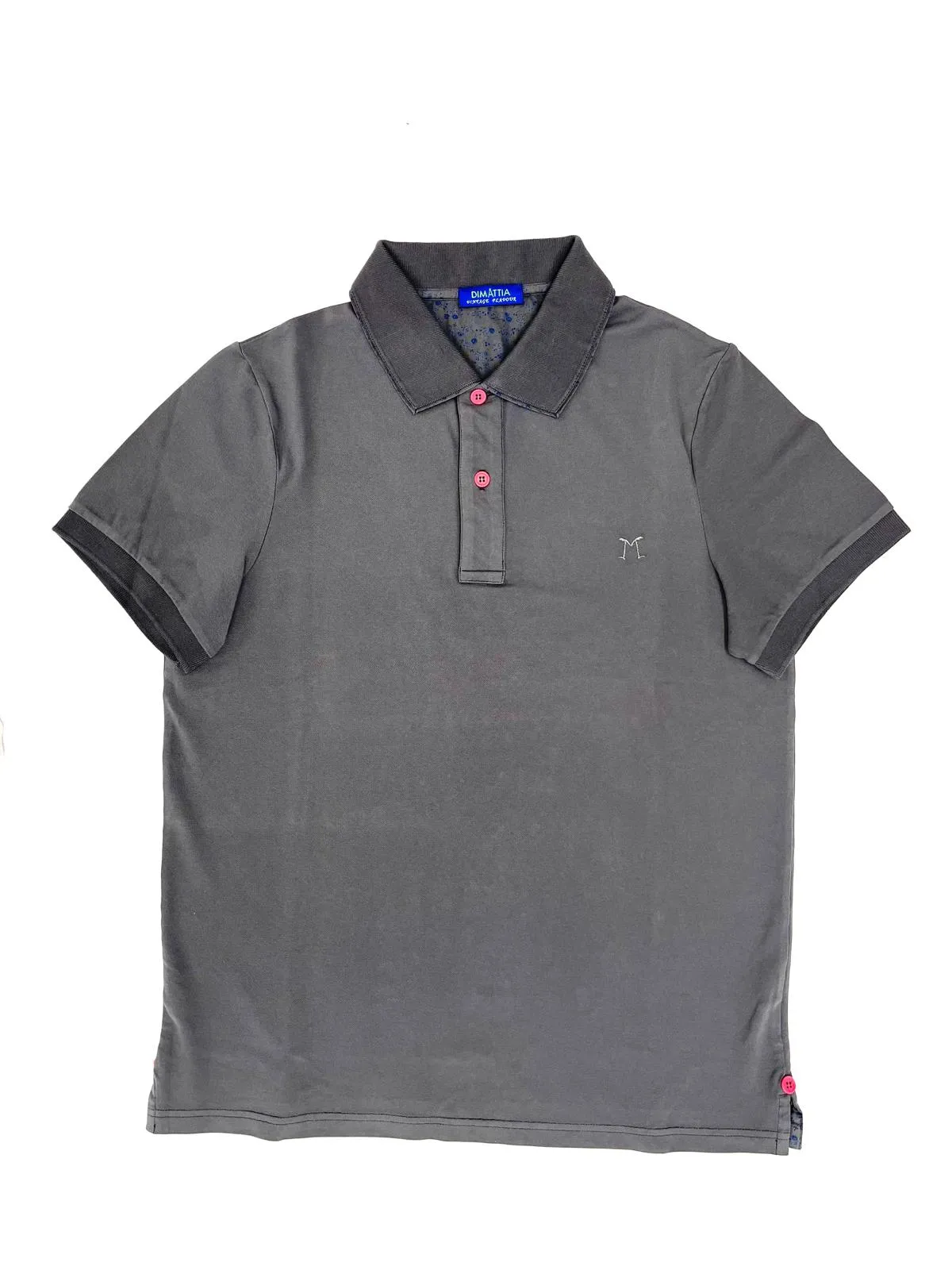 POLO GRIGIA IN COTONE