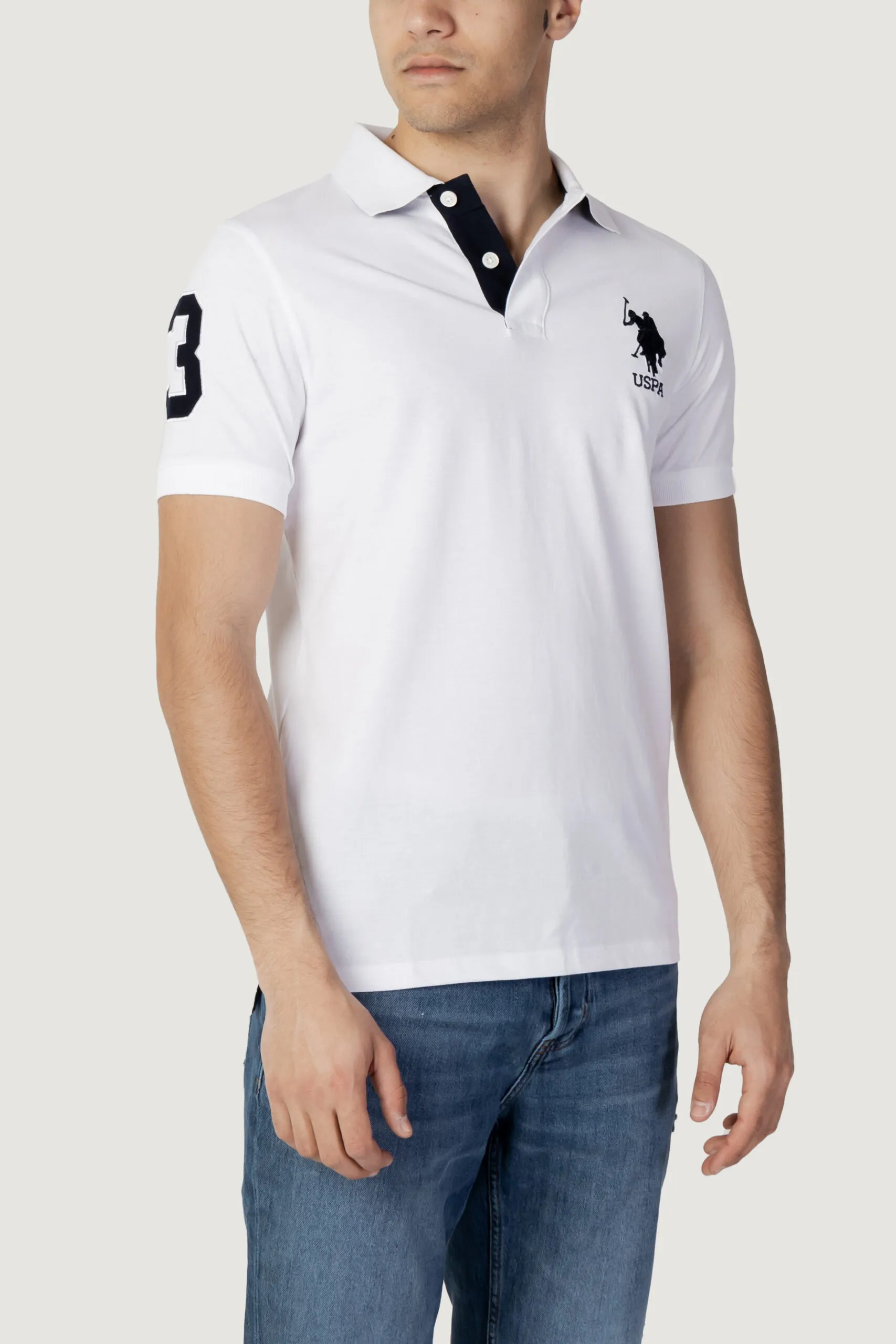 Polo manica corta U.S. Polo Assn. kory Bianco