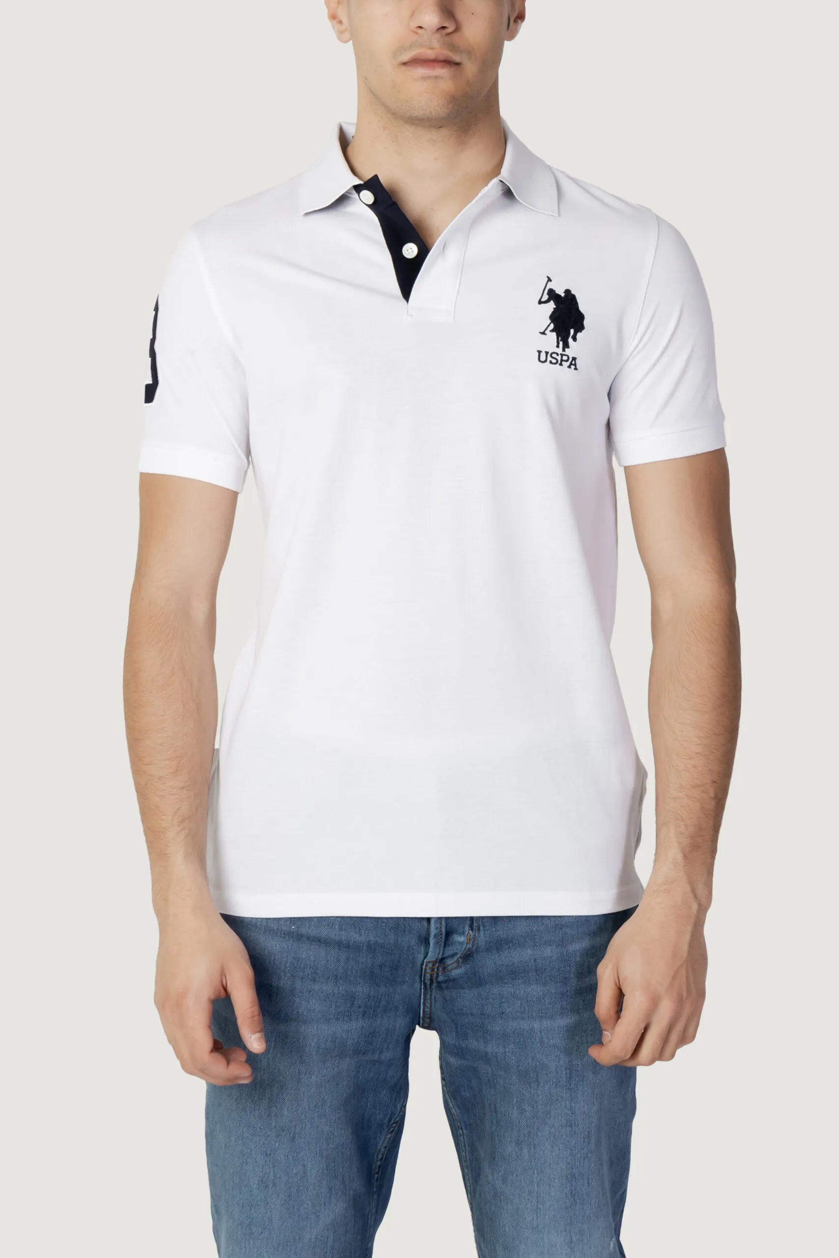 Polo manica corta U.S. Polo Assn. kory Bianco