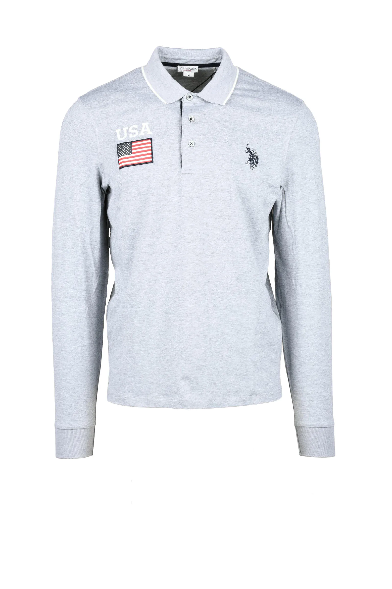 Polo manica corta USPOLO  Grigio Chiaro