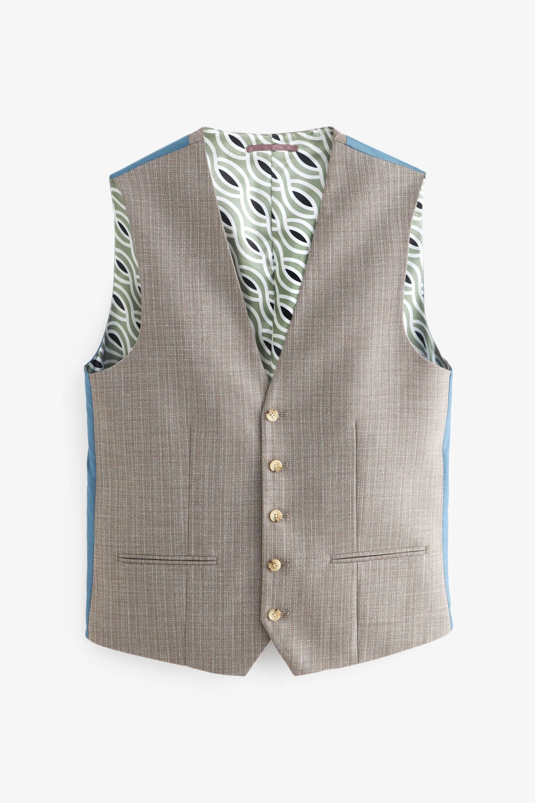 Regular - Gilet da completo testurizzato