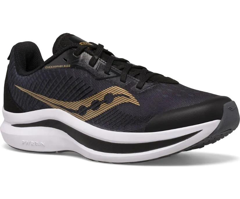 Saucony boys' running shoe Endorphin SK266073 black gold
