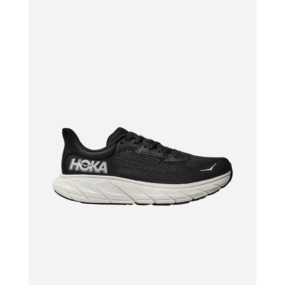 SCARPA HOKA M ARAHI 7 NERO BIANCO Uomo 1147850-BWHT