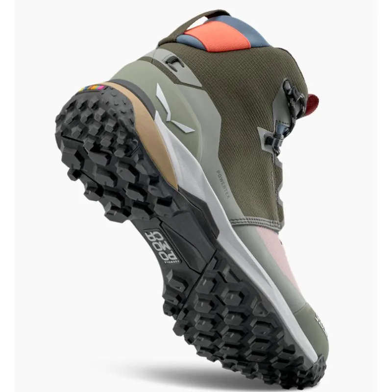 Scarpe da trekking alte Salewa PUEZ MID PTX (Dark olive shadow) Donna