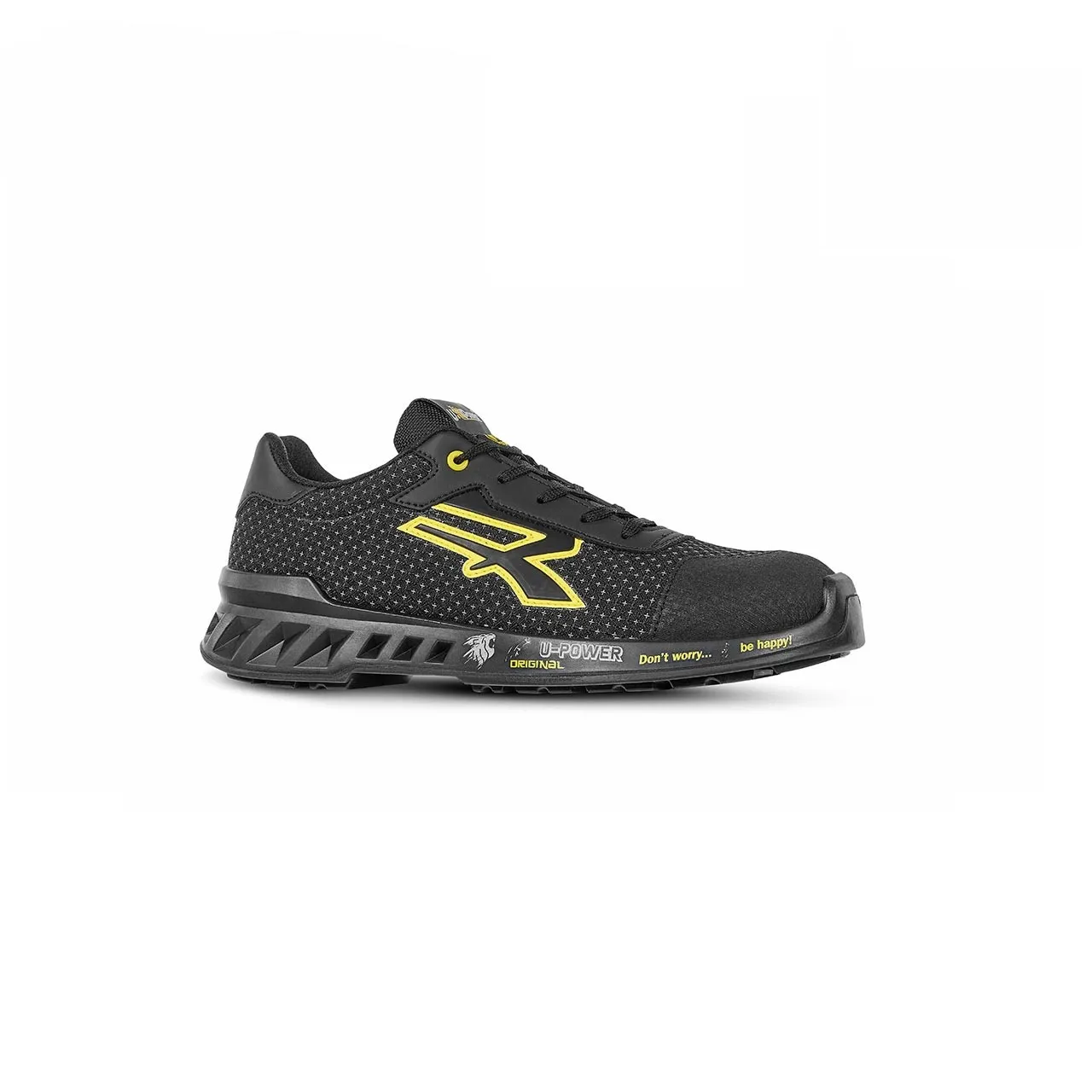 Scarpe sportive antinfortunistiche UPower MATT, Uomo, Donna tg. 38, col. Nero, con puntale di sicurezza