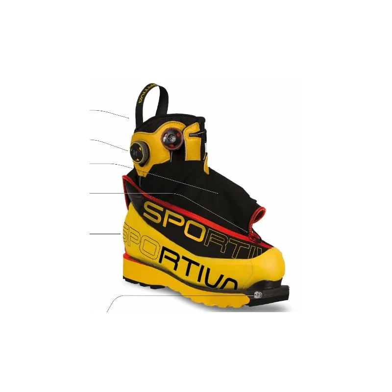 Scarponi da montagna La Sportiva Olympus Mons Cube (giallo/nero)