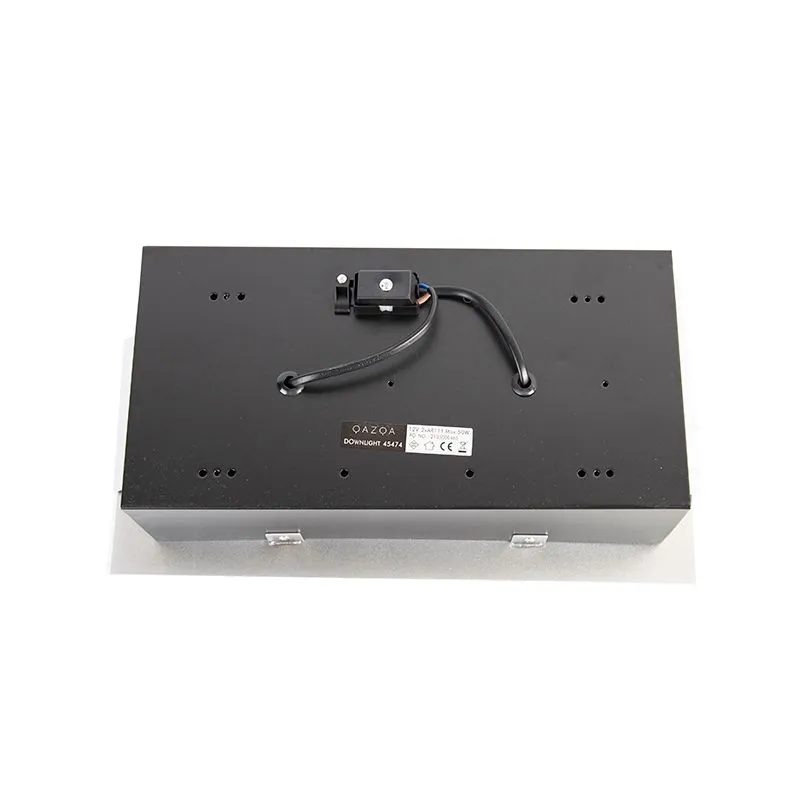 Set di 6 Faretto rettangolare in alluminio da incasso - ONEON 111-2