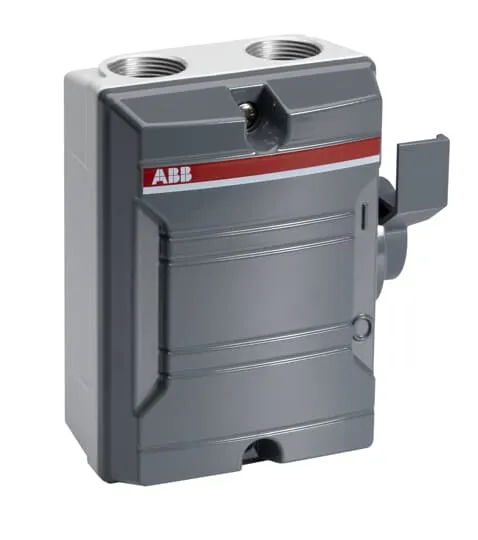 Sezionatore con interruttore ABB 2CMA142412R1000, 3P, 25A, Montaggio a vite, IP65
