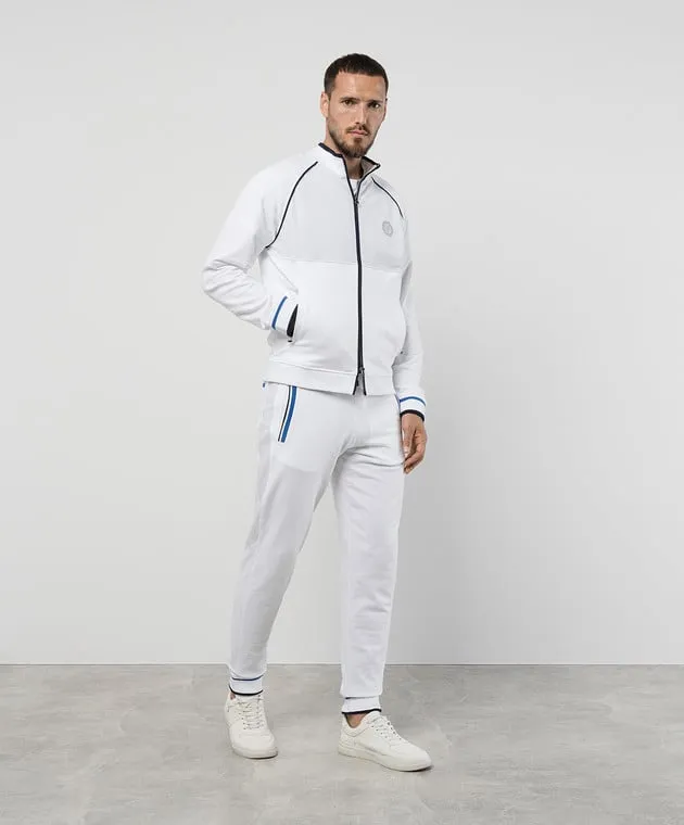 Stefano Ricci Joggers bianchi con incisione logo K111036P3PT24257