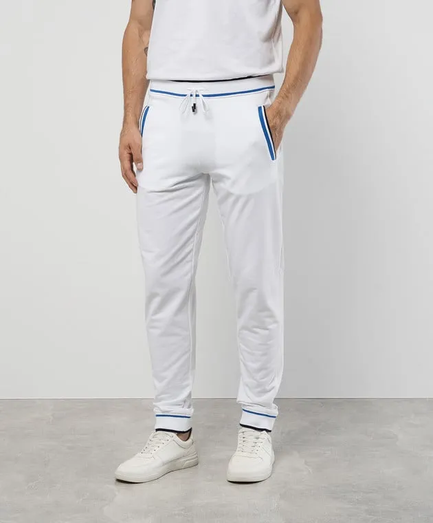 Stefano Ricci Joggers bianchi con incisione logo K111036P3PT24257