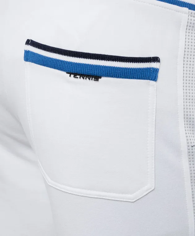 Stefano Ricci Joggers bianchi con incisione logo K111036P3PT24257