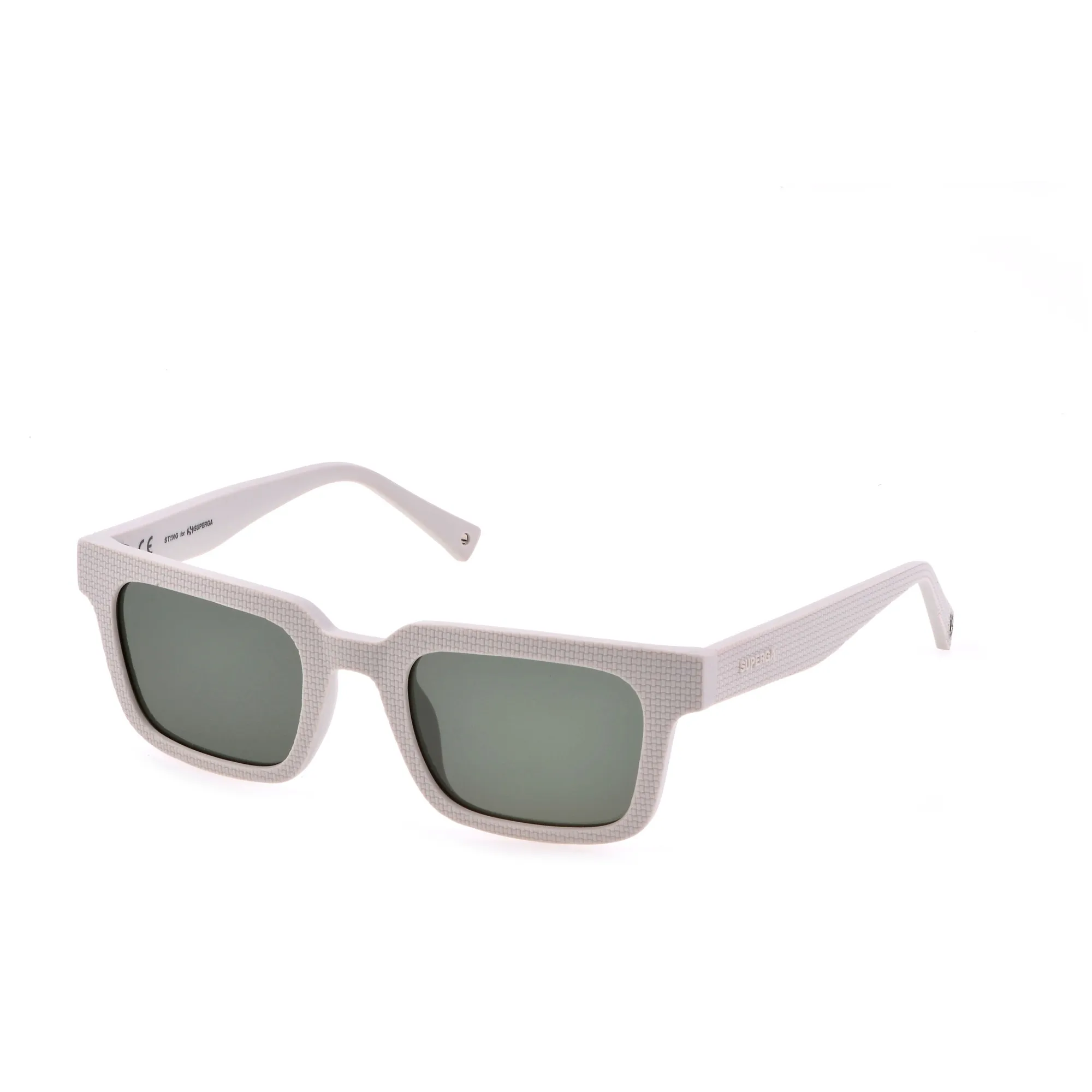   Sting SST435 Superga 6VCP Bianco Opaco | Occhiale Da Sole Unisex 