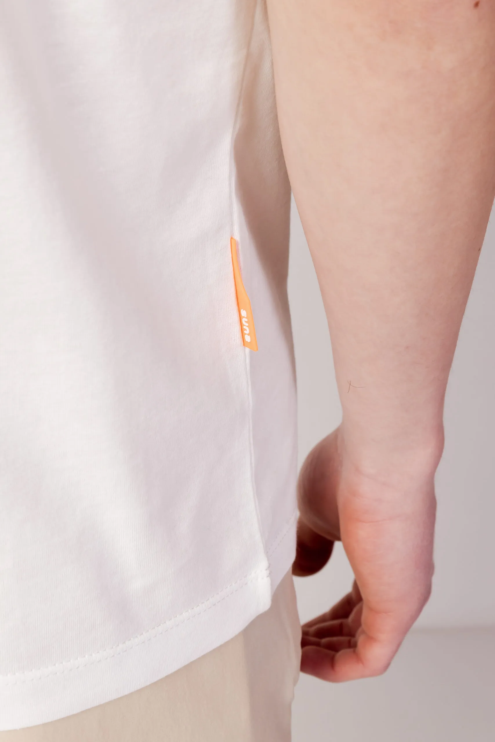 T-shirt Suns paolo basic logo Bianco