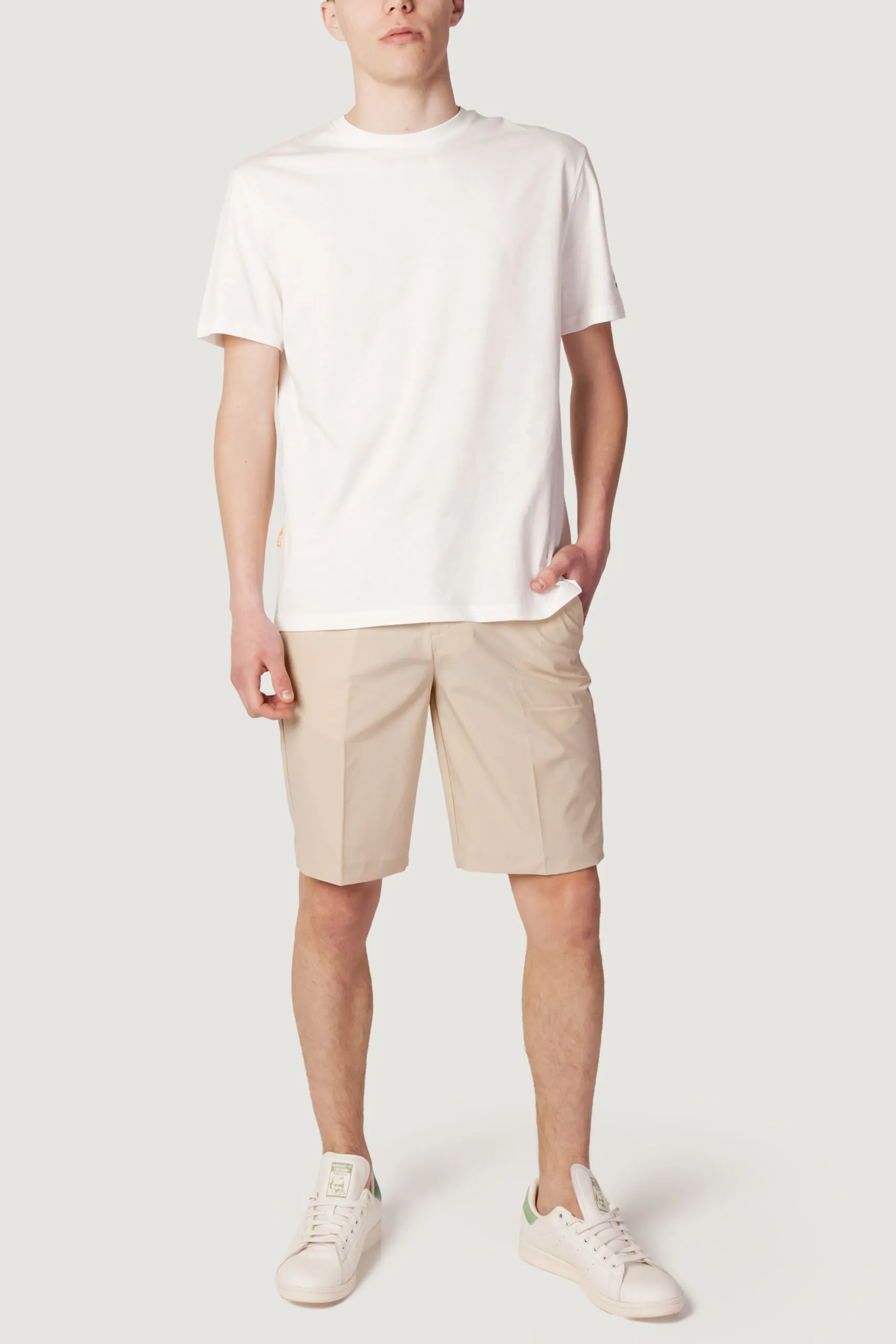 T-shirt Suns paolo basic logo Bianco