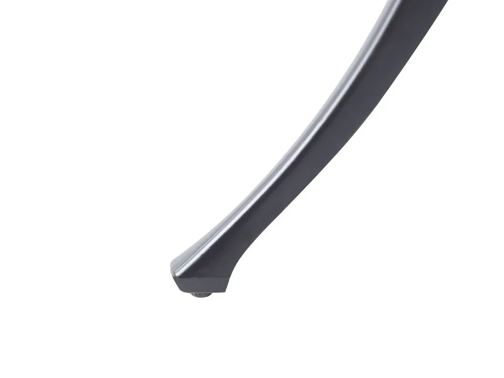 Tavolo da giardino rotondo ⌀ 90 cm nero ANCONA