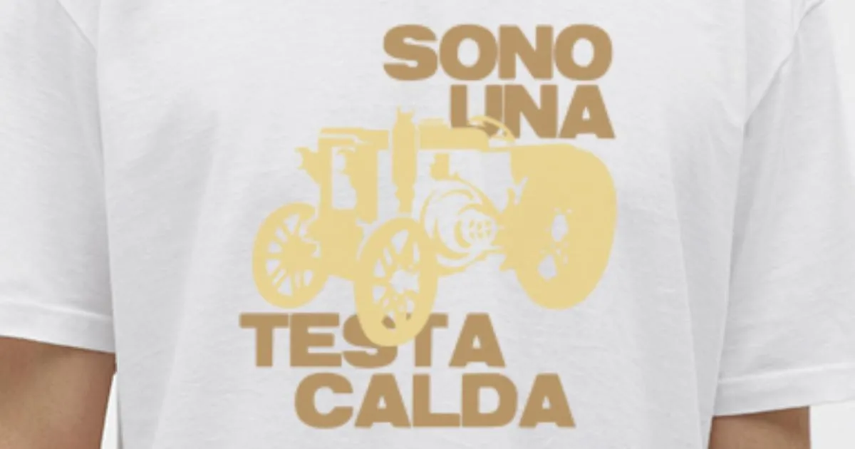'testa calda' Maglietta uomo 