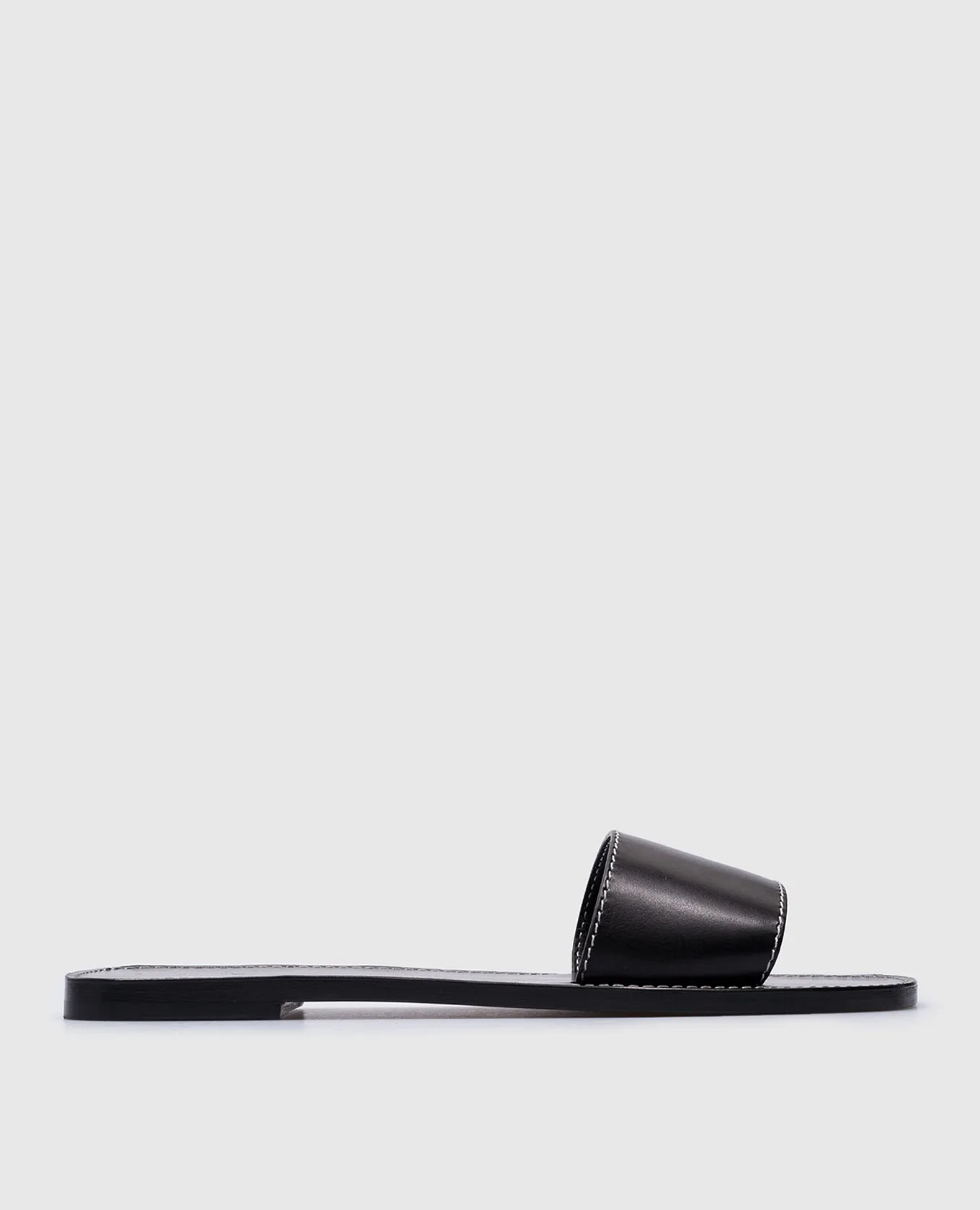 The Row Infradito in pelle nera Link F1458SBF10