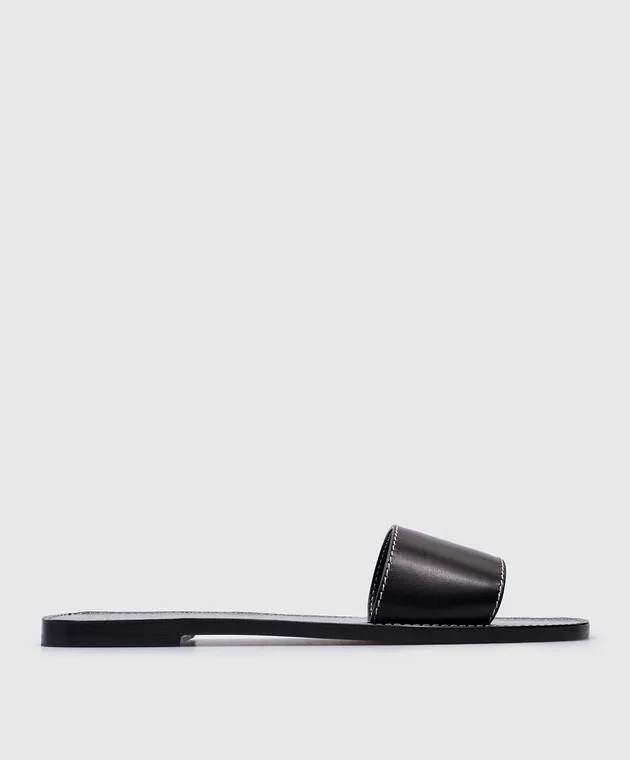 The Row Infradito in pelle nera Link F1458SBF10