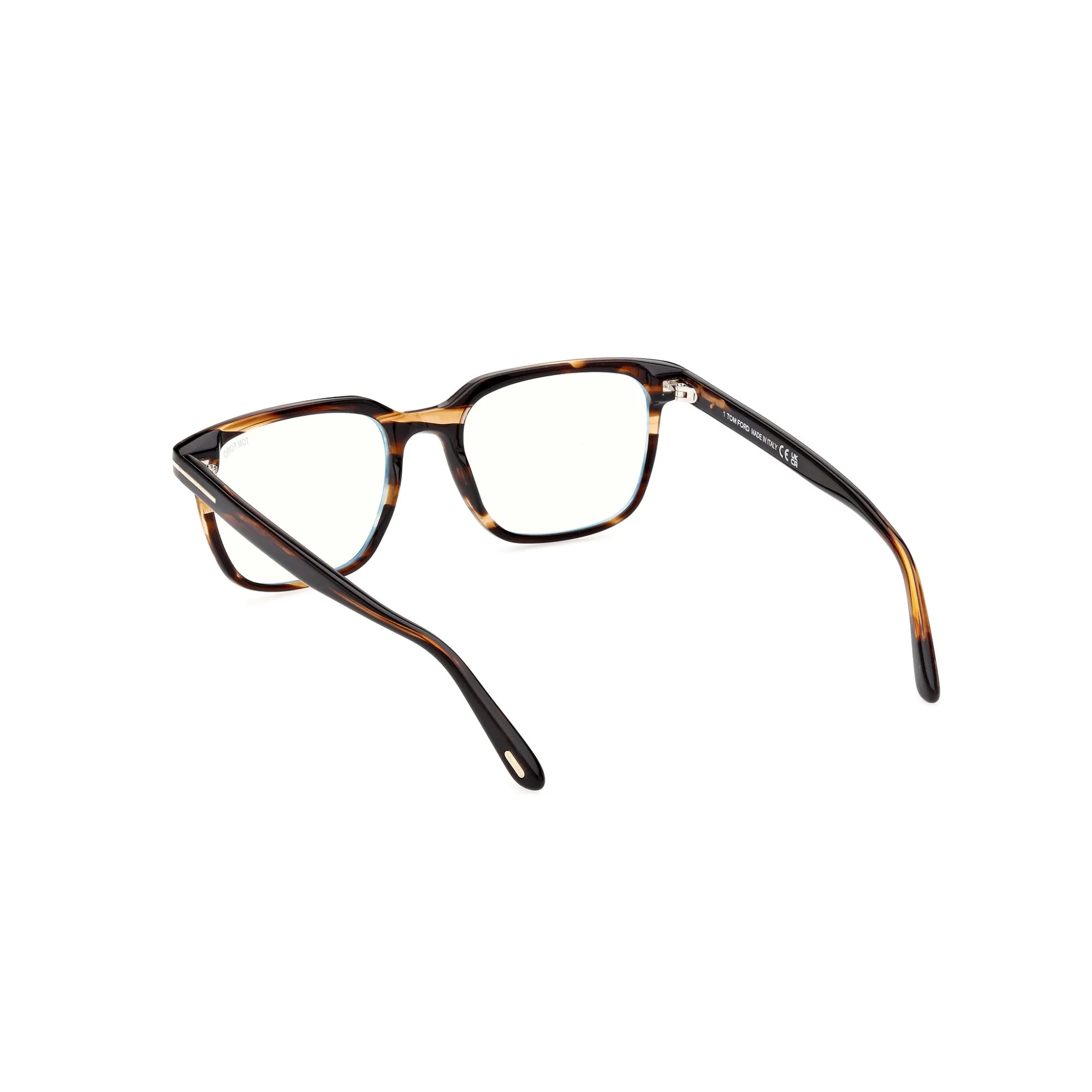   Tom Ford FT 5818-B Blue Filter 050 Marrone Scuro Altri | Occhiale Da Vista Uomo 
