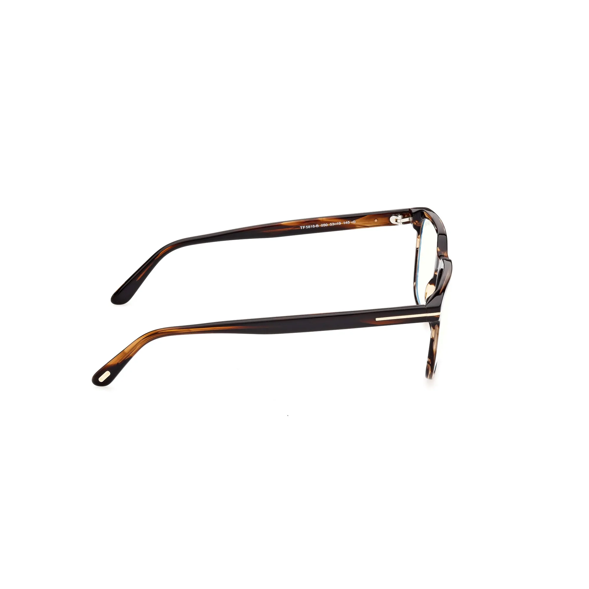   Tom Ford FT 5818-B Blue Filter 050 Marrone Scuro Altri | Occhiale Da Vista Uomo 