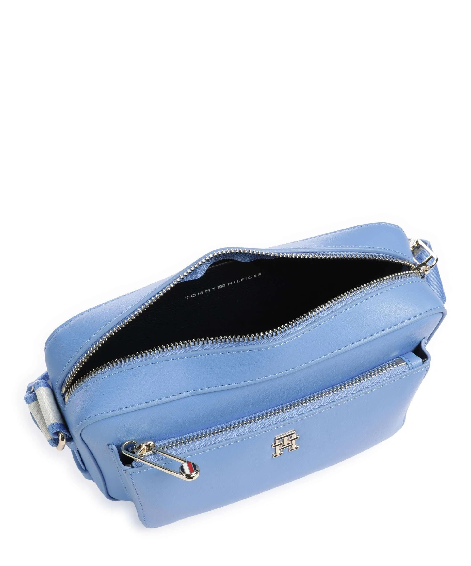  Tommy Hilfiger Iconic Borsa a tracolla pelle sintetica blu  