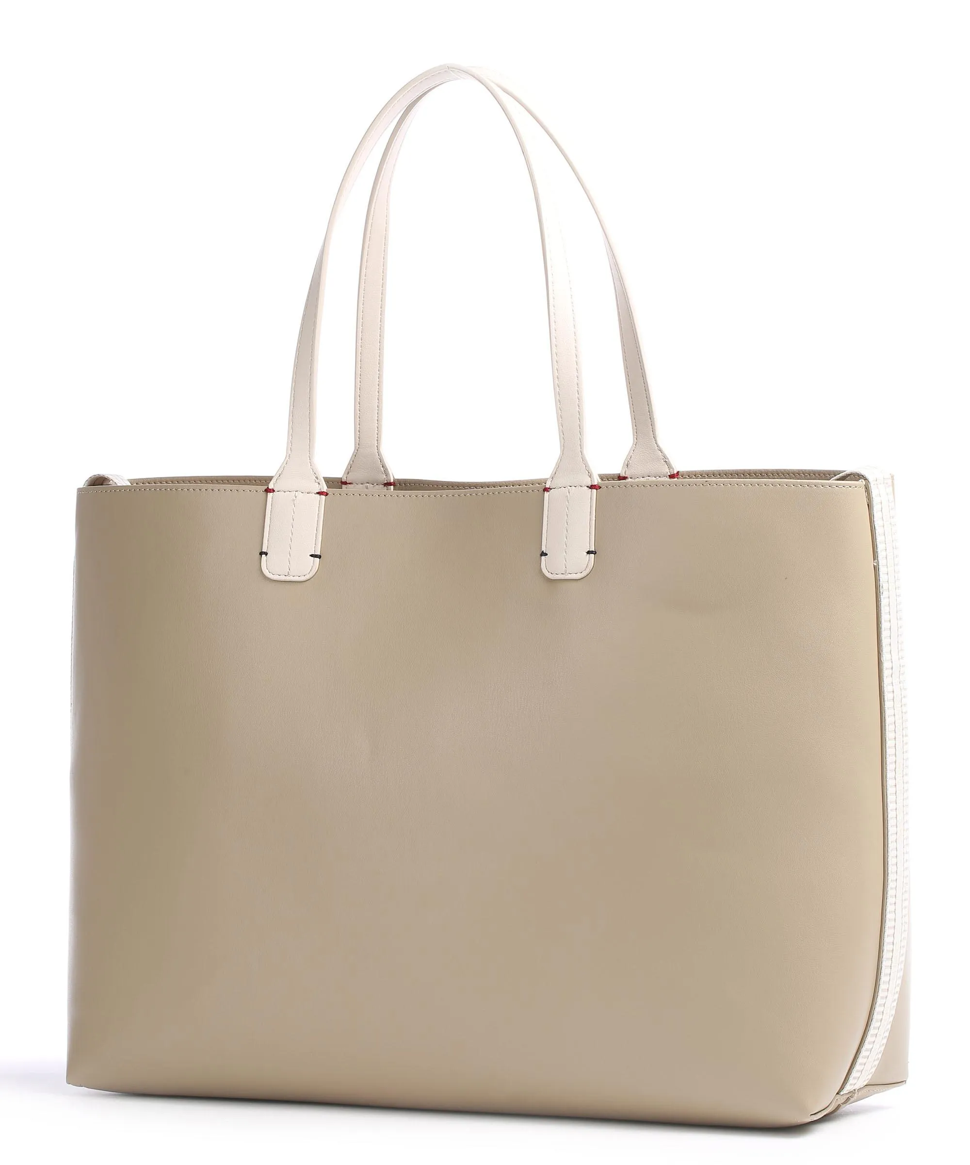  Tommy Hilfiger Iconic Borsa shopper pelle sintetica beige  