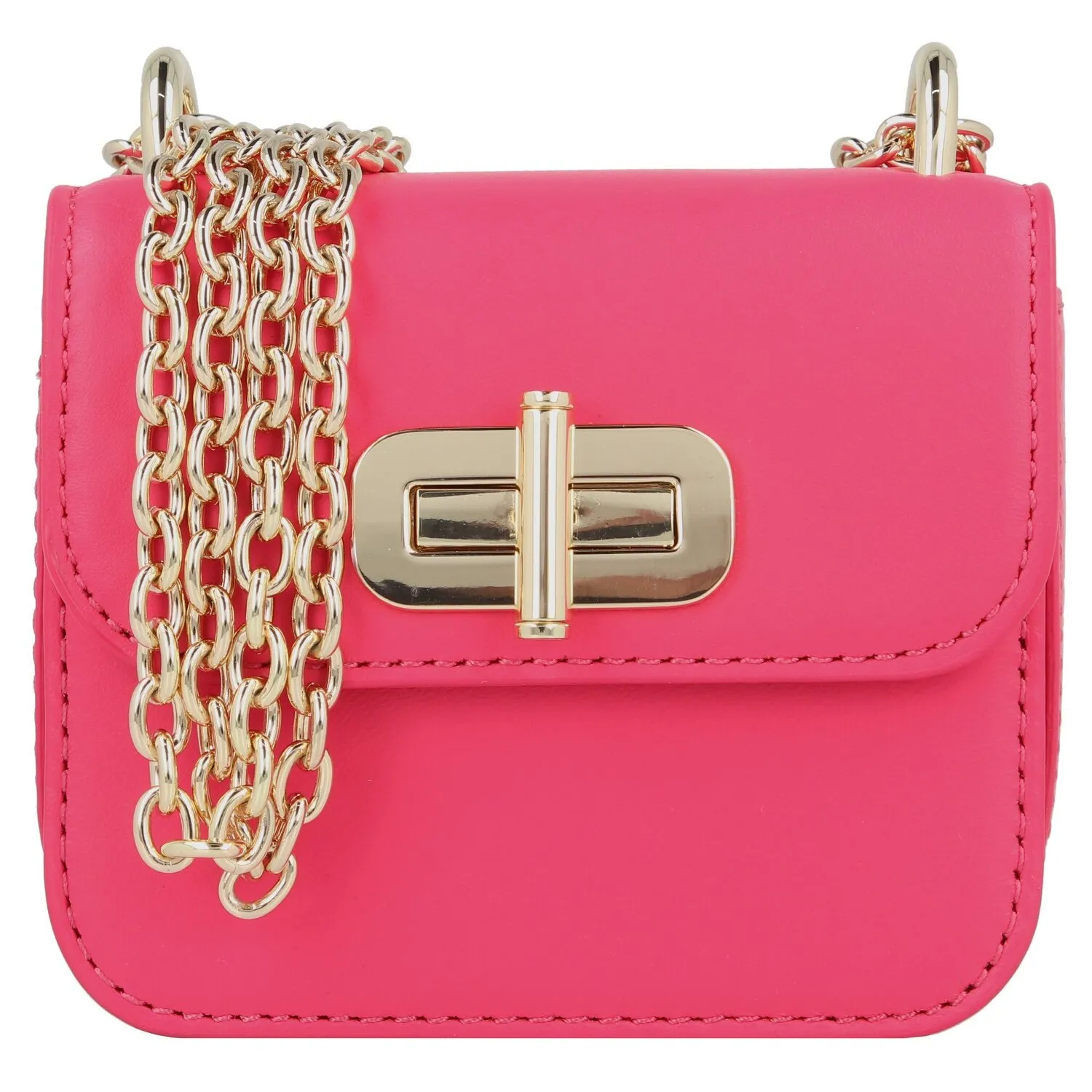 Tommy Hilfiger Micro Turnlock Mini Borsa a tracolla in pelle 11 cm