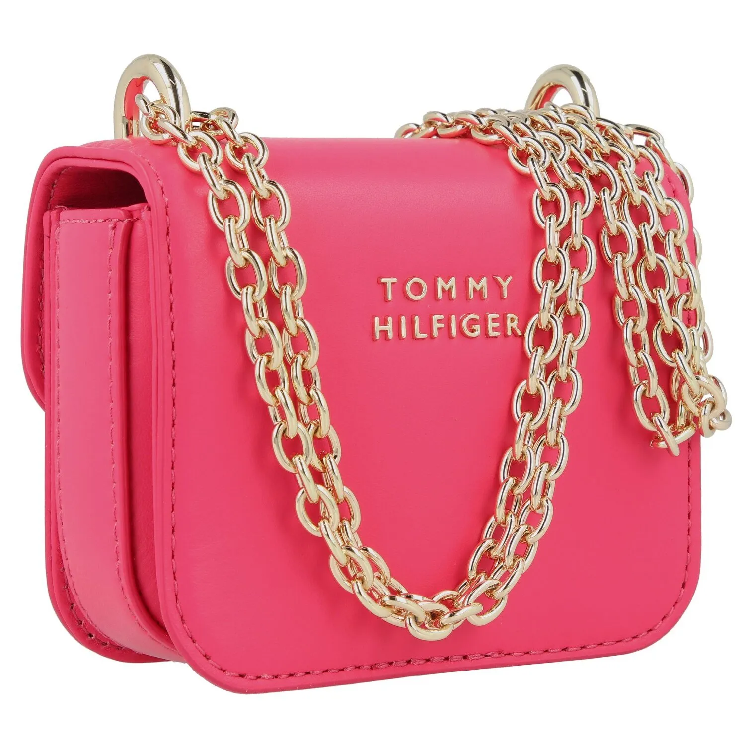 Tommy Hilfiger Micro Turnlock Mini Borsa a tracolla in pelle 11 cm