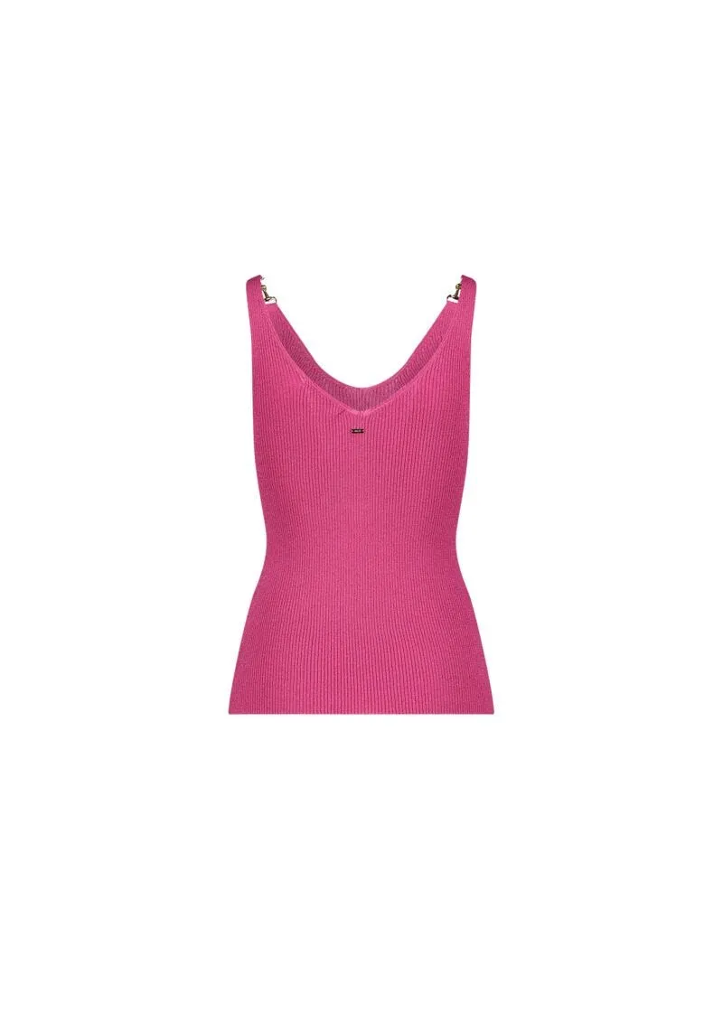 Top in maglia lurex