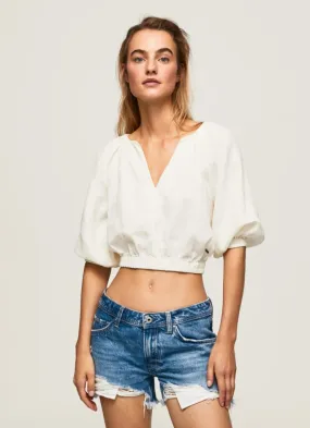Top Pepe Jeans prabha Bianco