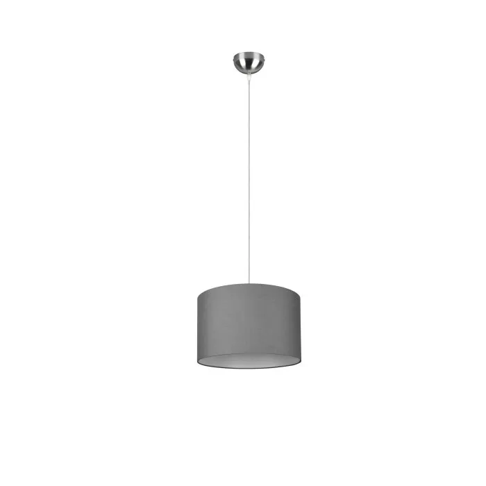 Trio-Leuchten Hotel Lampada a Sospensione Nichel opaco, 1-Luce