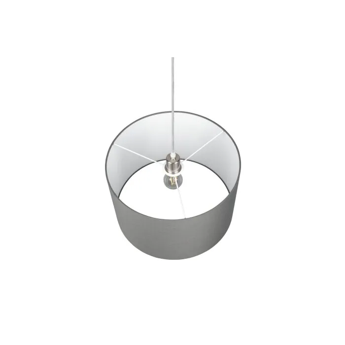 Trio-Leuchten Hotel Lampada a Sospensione Nichel opaco, 1-Luce