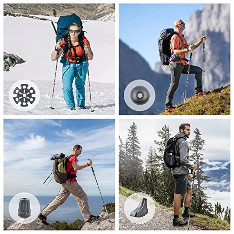 TRMF Bastoni da trekking pieghevoli, bastoncini da trekking, bastoncini da nordic walking 207568634
