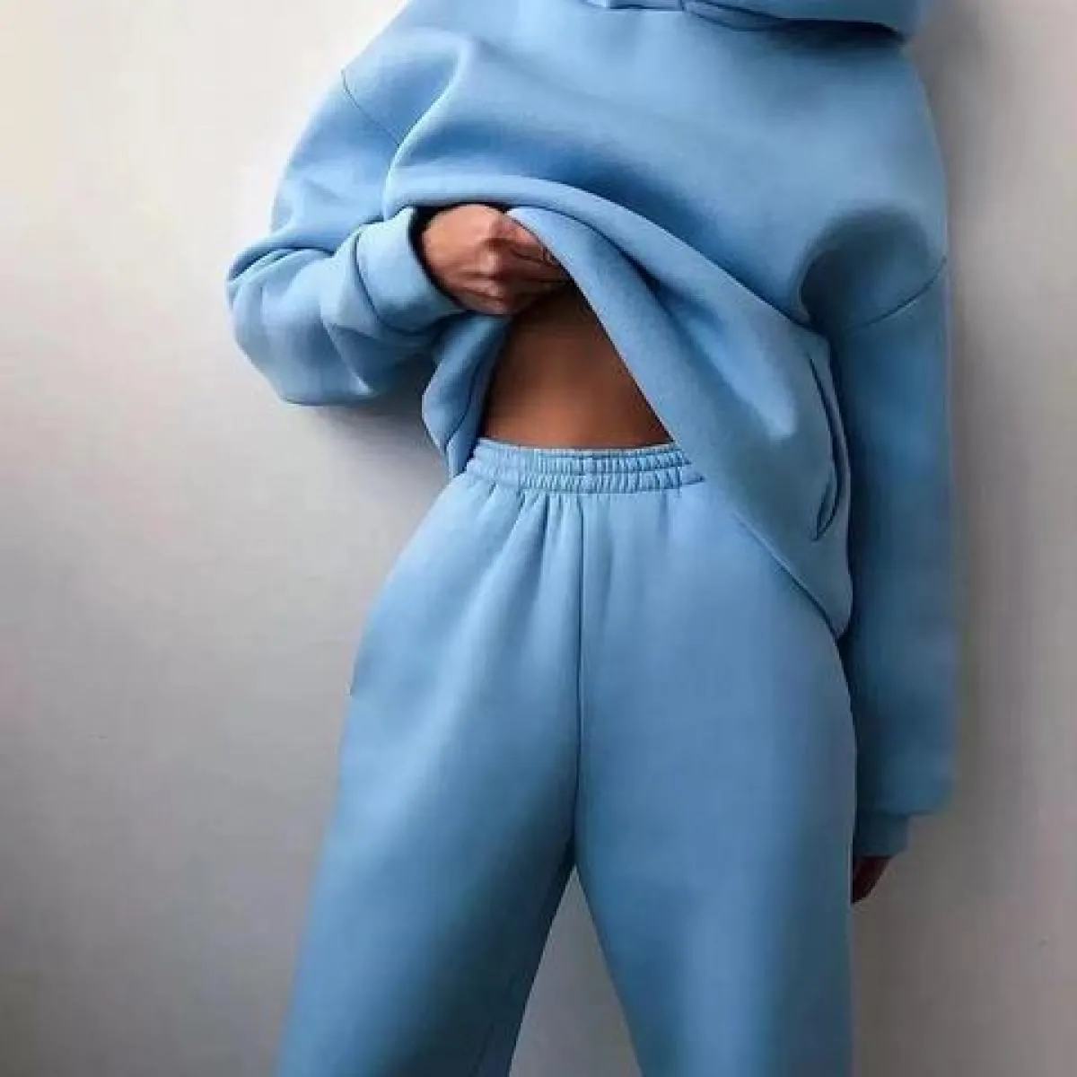 Tuta autunno-inverno Donna Tuta oversize da donna Set invernale in due pezzi