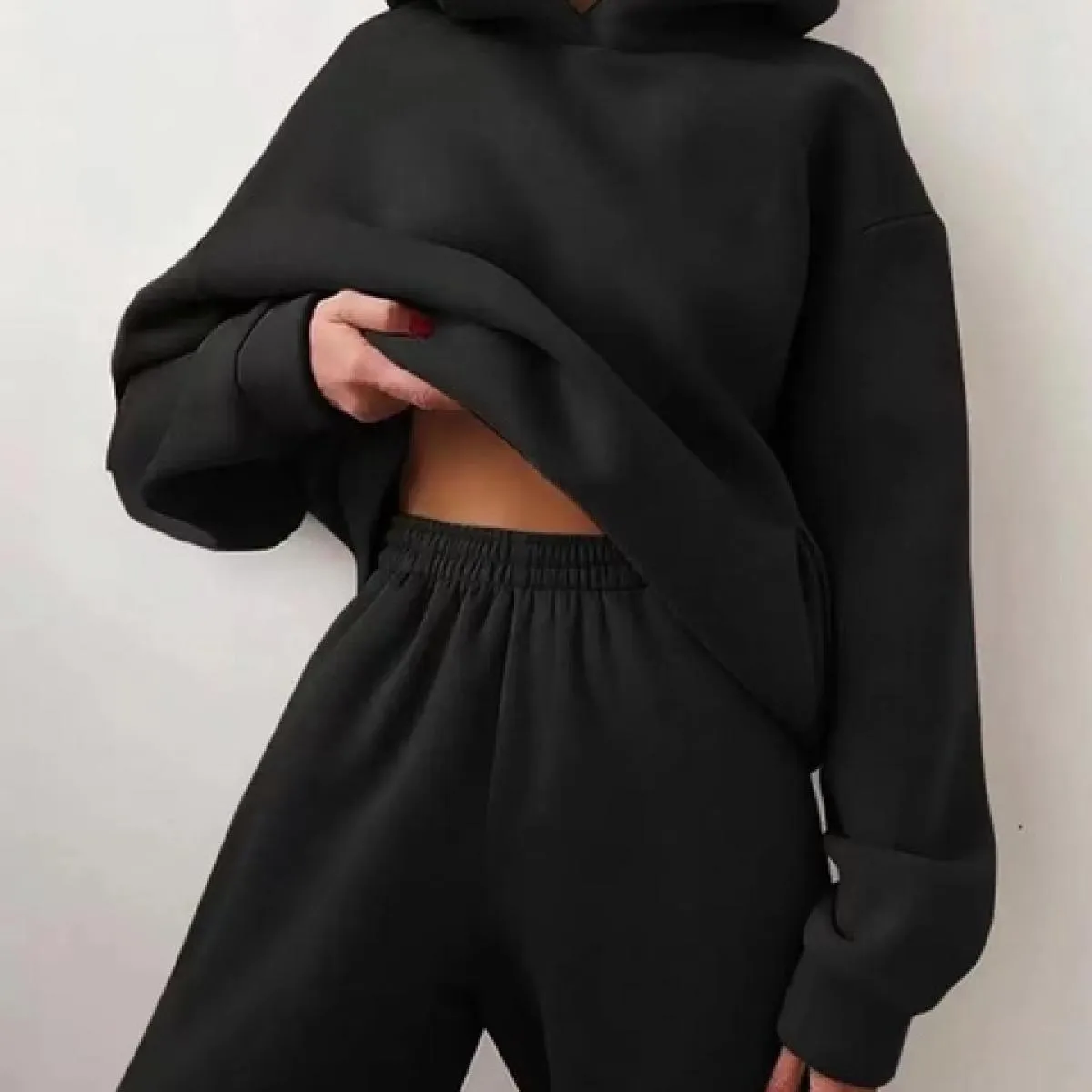 Tuta autunno-inverno Donna Tuta oversize da donna Set invernale in due pezzi