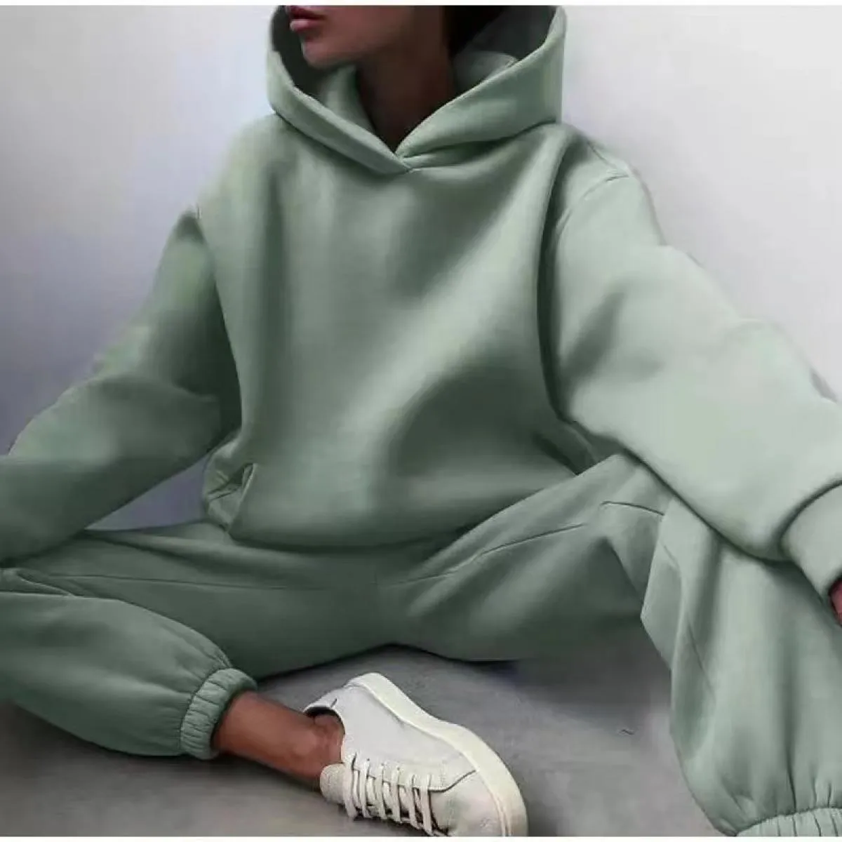 Tuta autunno-inverno Donna Tuta oversize da donna Set invernale in due pezzi