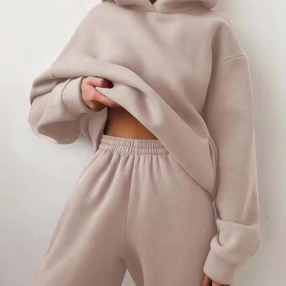 Tuta autunno-inverno Donna Tuta oversize da donna Set invernale in due pezzi