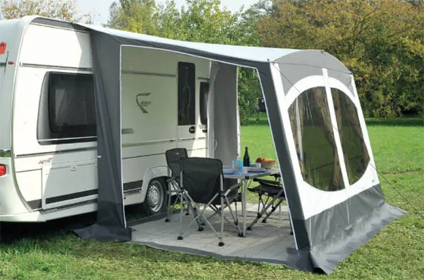Veranda CONVER VISION 320 CON KIT INVERNALE caravan roulotte MONTAGGIO RAPIDO  made in Italy