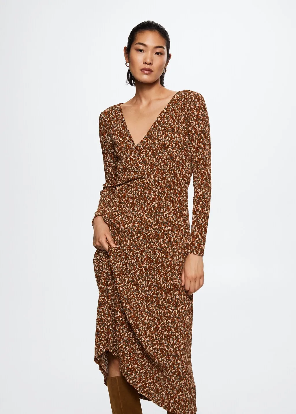 Vestito texture stampa