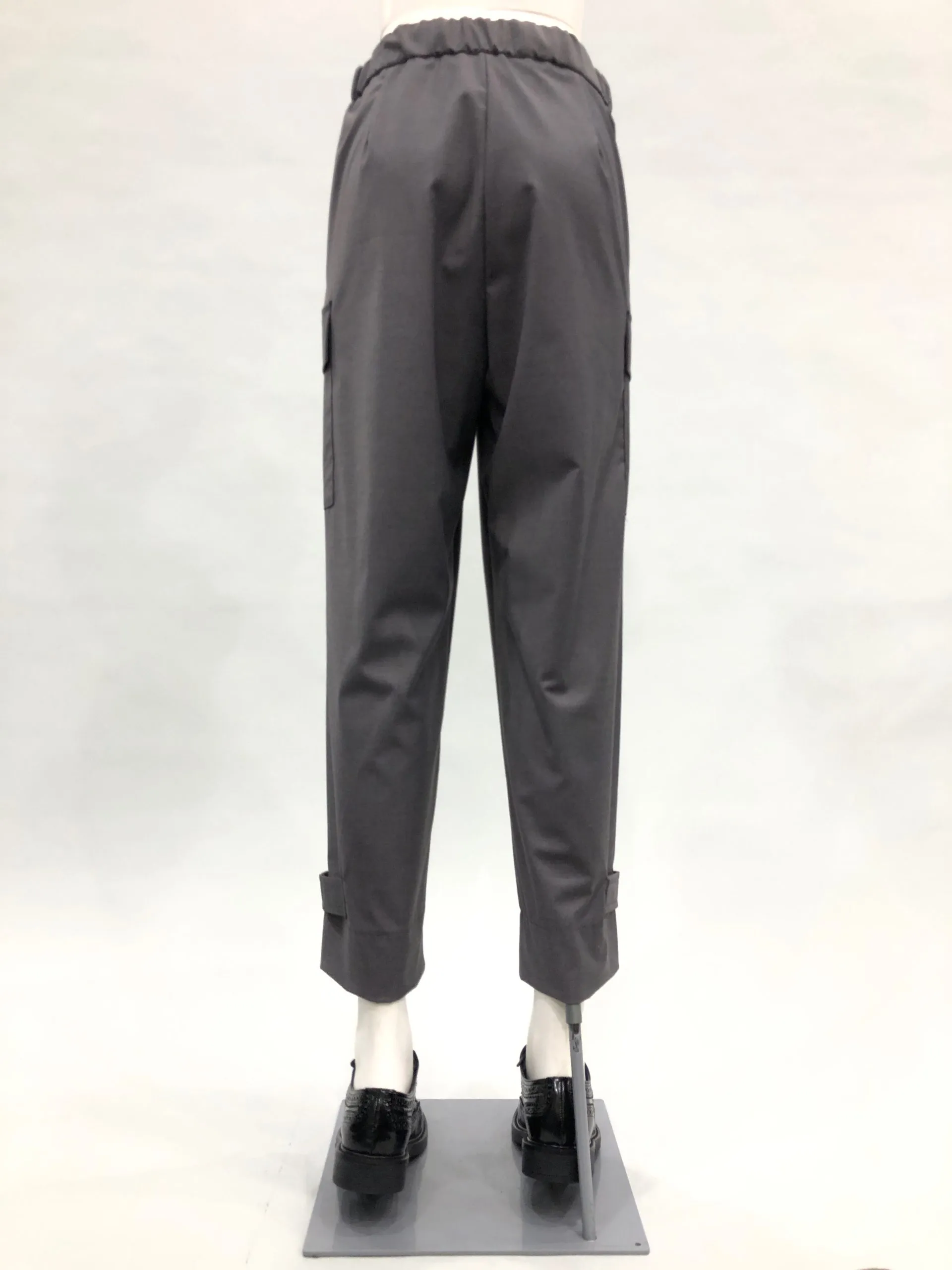 VICOLO Pantalone basic con tasconi grigio