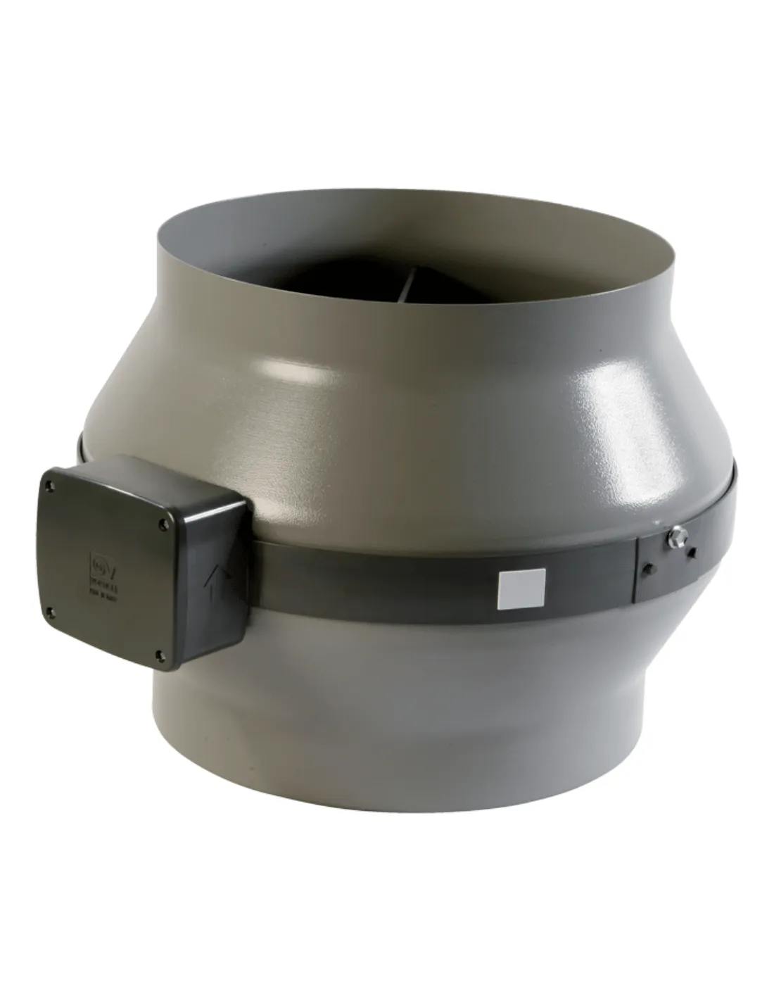 Vortice 16151 Aspiratore centrifugo assiale Diametro 125 mm, Motore AC a 3 Velocità, Struttura in Acciaio, MADE IN ITALY