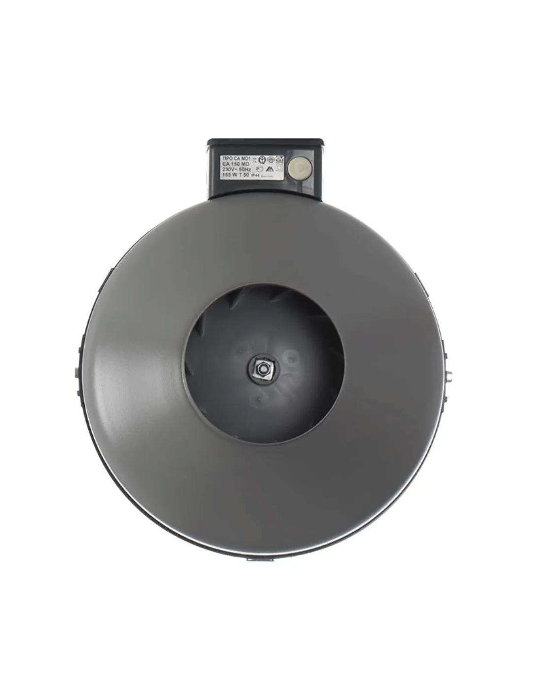 Vortice 16151 Aspiratore centrifugo assiale Diametro 125 mm, Motore AC a 3 Velocità, Struttura in Acciaio, MADE IN ITALY