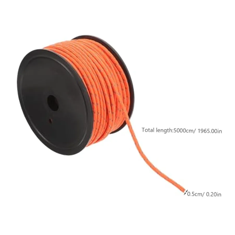 Yardwe 1 Rotolo Di Tende Forniture Per Esterni Corde Forniture Da Campeggio Appendere I Vestiti Cinghia Della Tenda Legare La Co