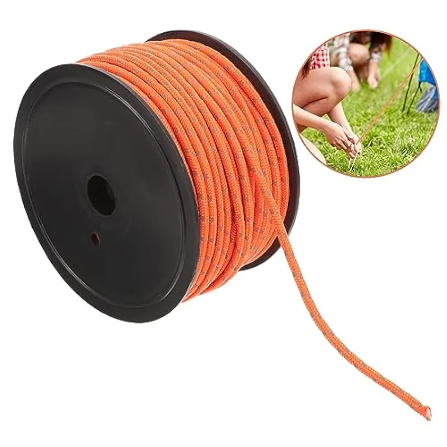 Yardwe 1 Rotolo Di Tende Forniture Per Esterni Corde Forniture Da Campeggio Appendere I Vestiti Cinghia Della Tenda Legare La Co